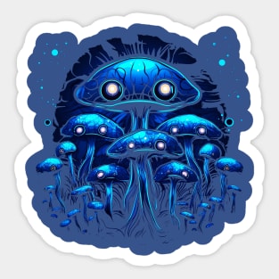 Meanies Azul Sticker